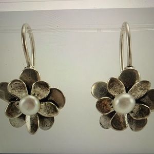 Silpada Love Bloom Sterling Silver earrings